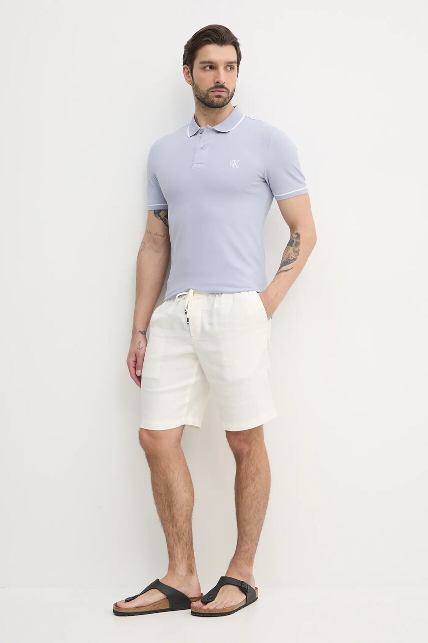 Поло Calvin Klein Jeans чоловіче однотонне J30J315603