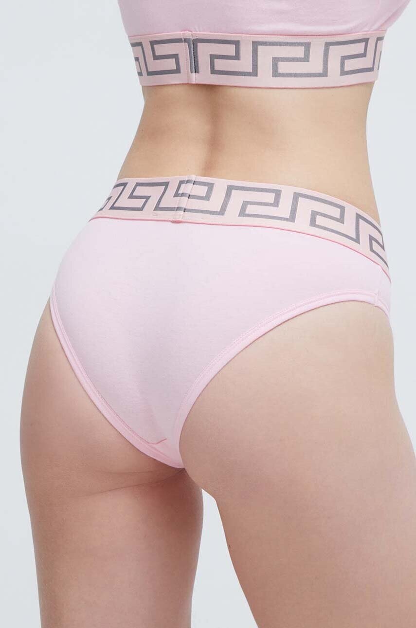 Труси Versace колір рожевий