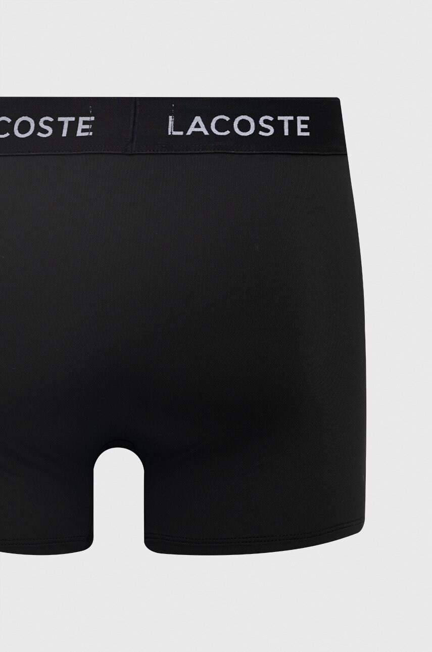 Боксери Lacoste 3-pack чоловічі колір чорний