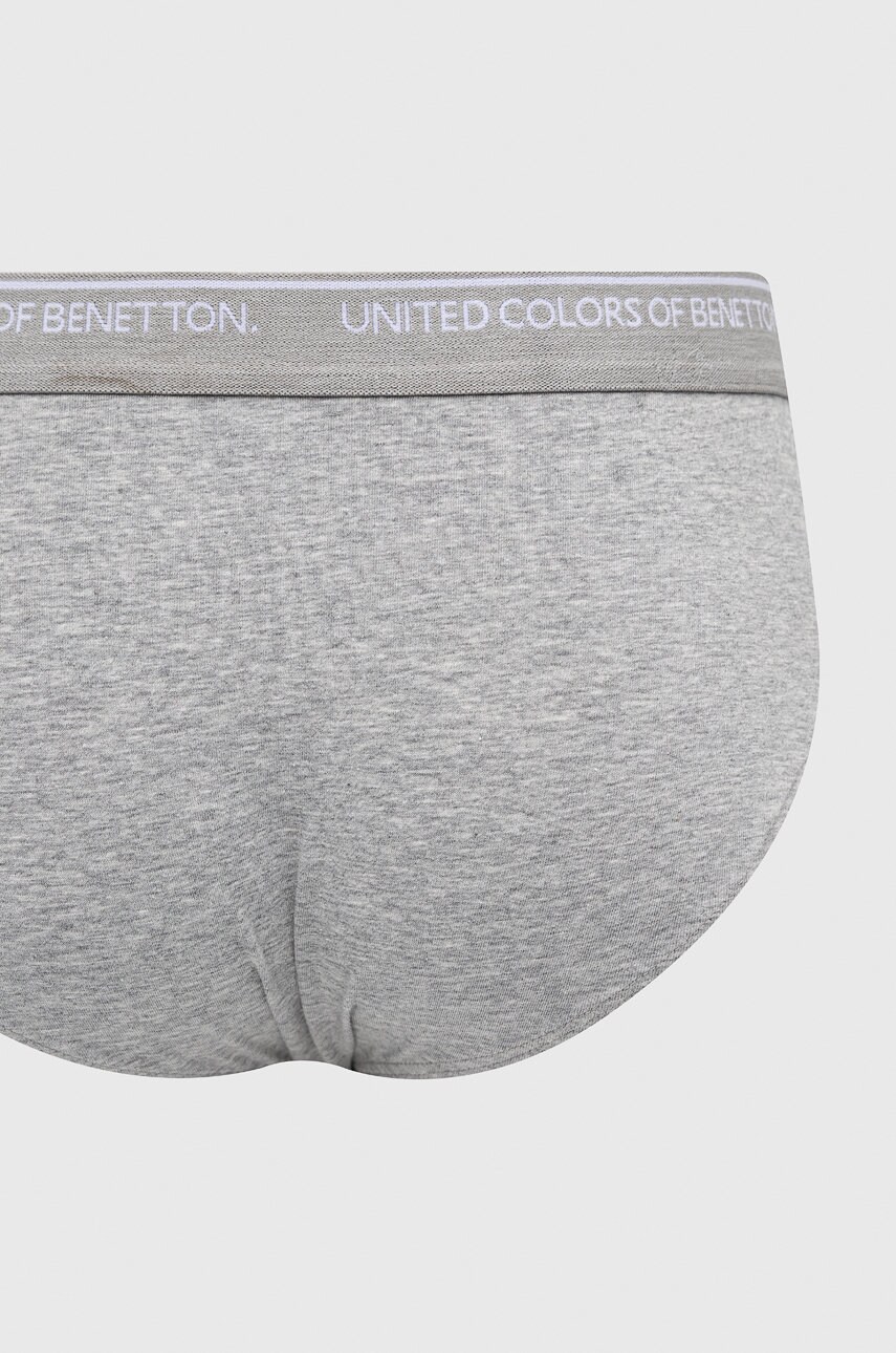 Сліпи United Colors of Benetton чоловічі колір сірий