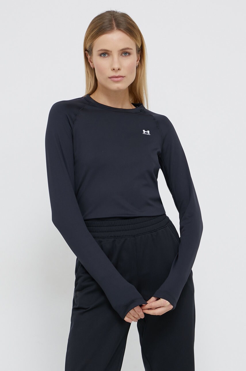 Лонгслів Under Armour 1368701 жіночий колір чорний