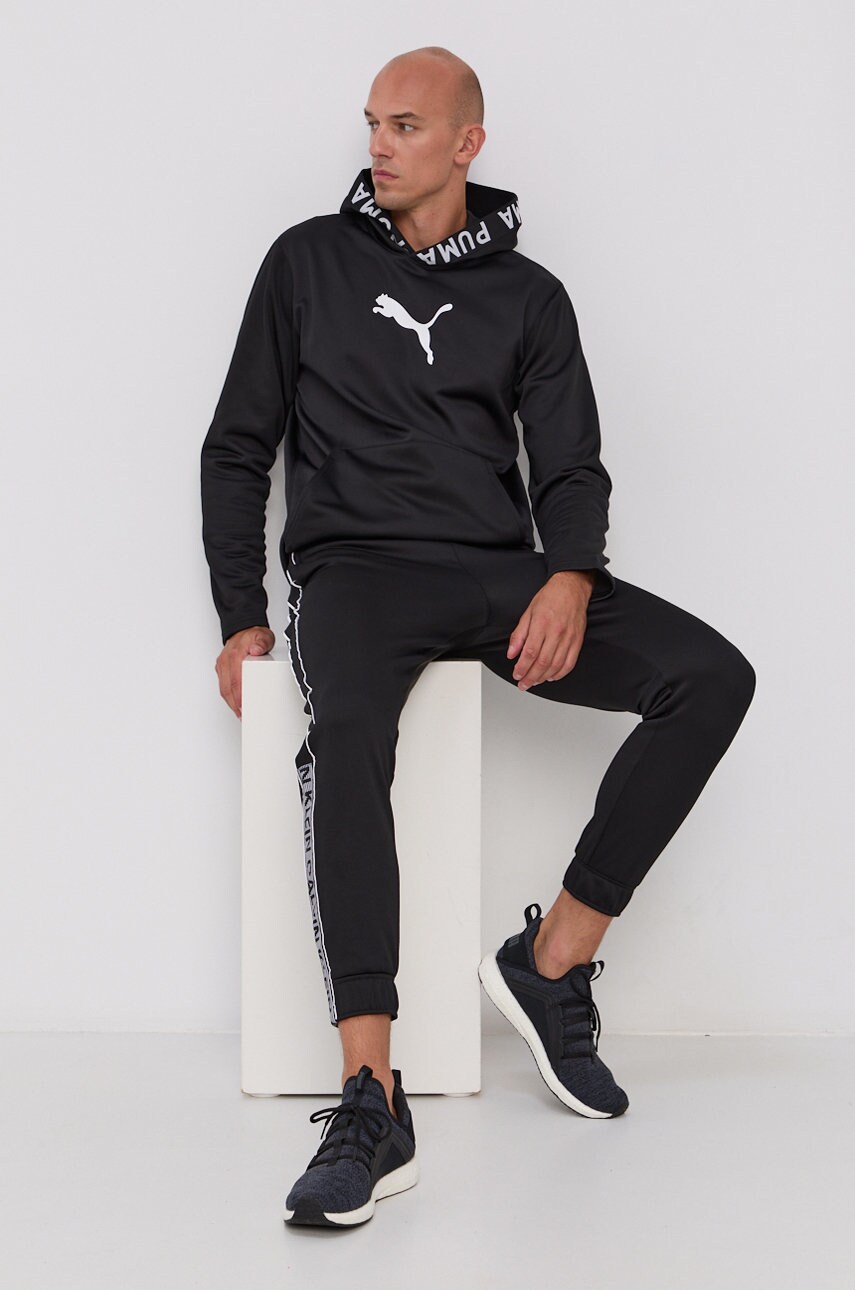Кофта Puma 520893 чоловіча колір чорний з принтом