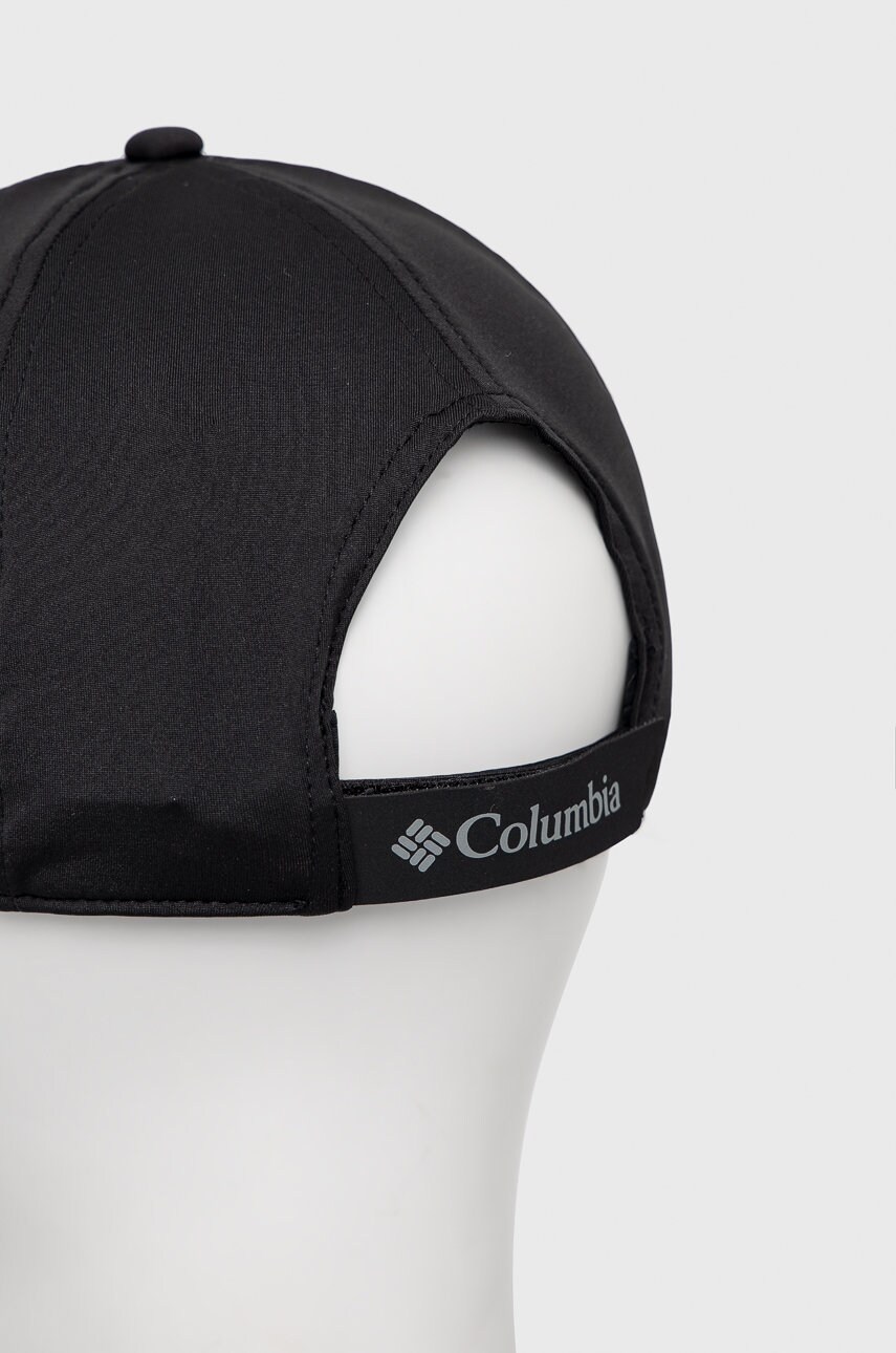 Кепка Columbia колір чорний однотонна