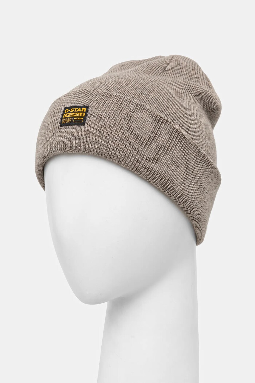 Шапка G-Star Raw колір сірий