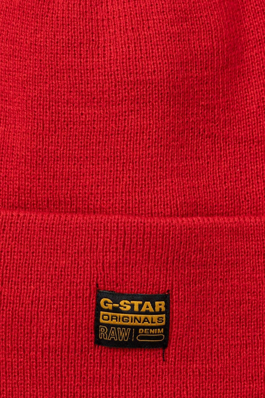 Шапка G-Star Raw колір червоний