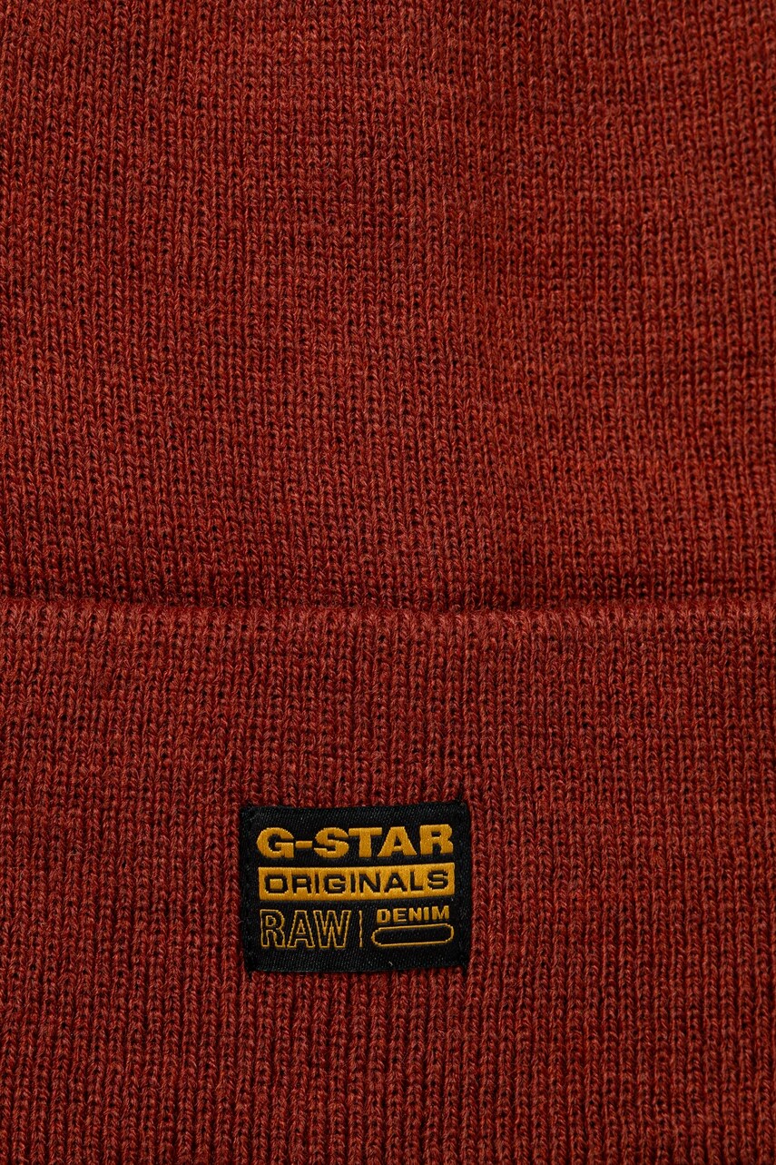 Шапка G-Star Raw колір червоний