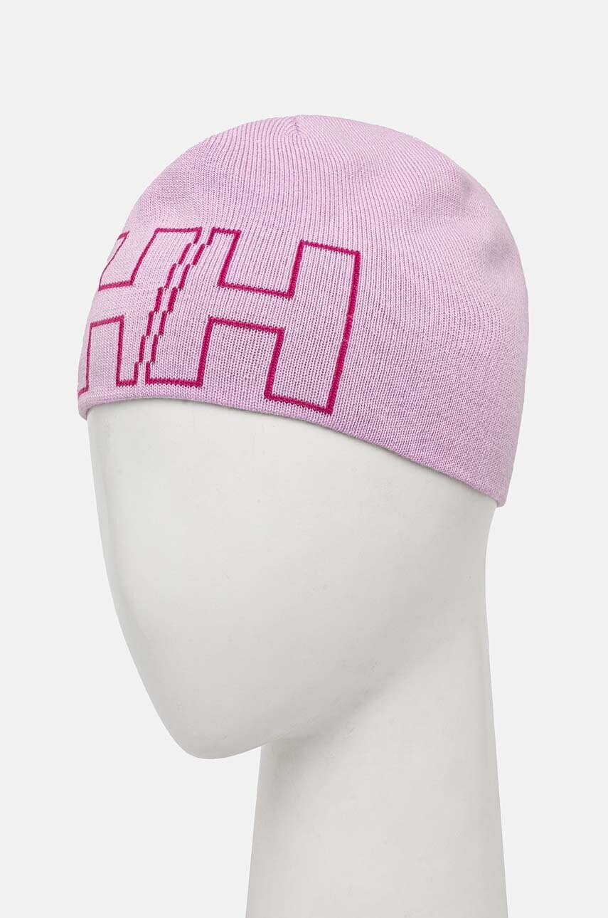 Шапка Helly Hansen колір рожевий