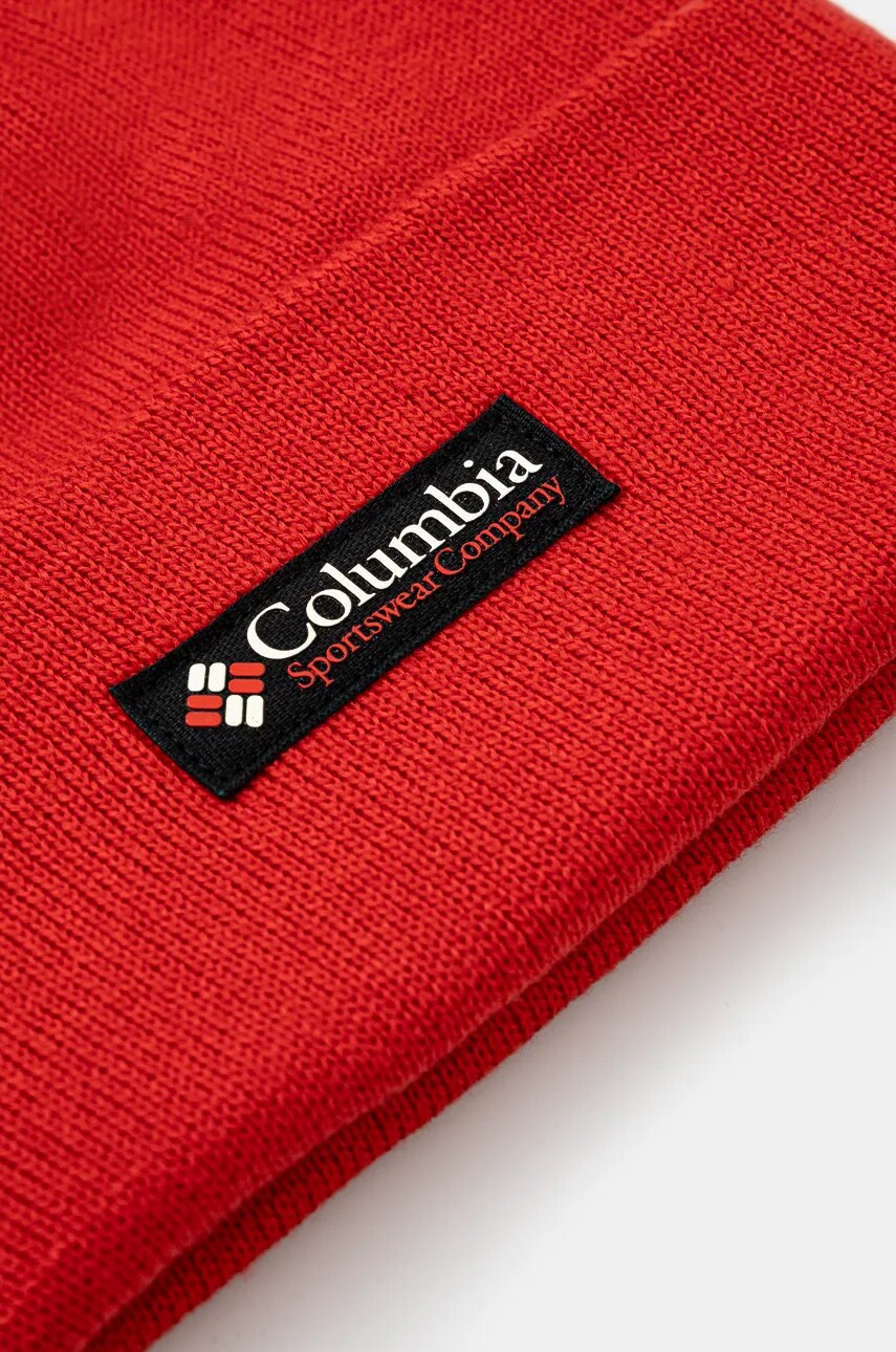 Шапка Columbia City Trek Heavyweight колір червоний