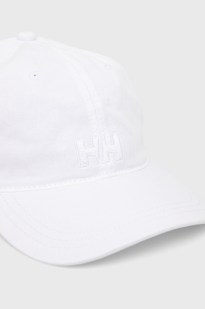 Кепка Helly Hansen колір білий з аплікацією 38791-597