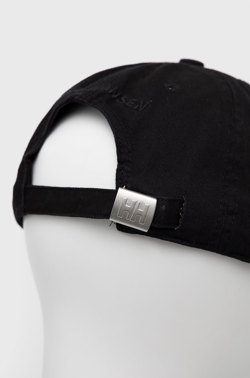 Кепка Helly Hansen колір чорний з аплікацією 38791-597