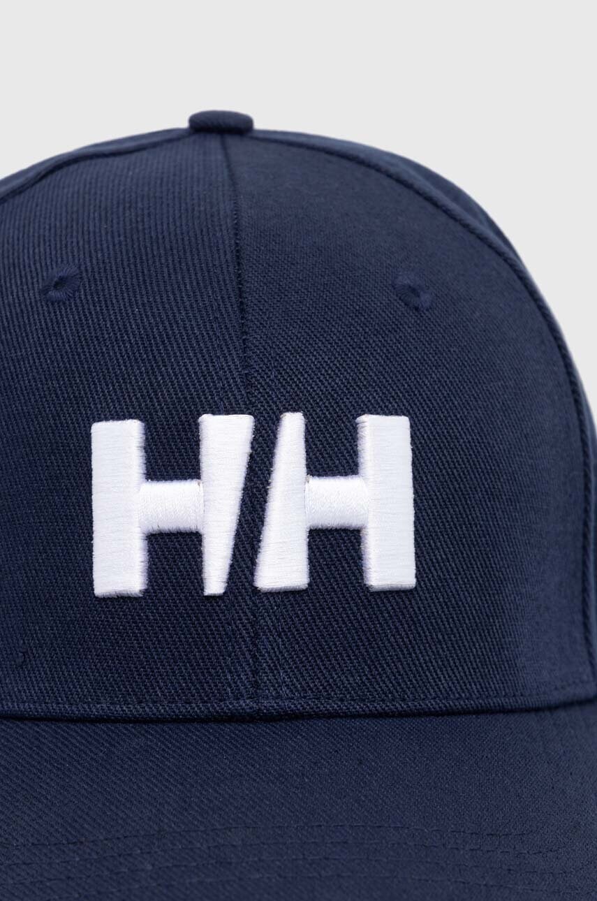 Шапка Helly Hansen колір чорний з аплікацією 67300-990