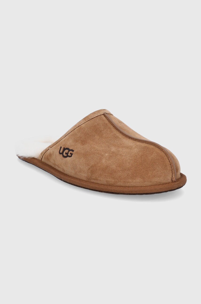 Тапочки UGG Scuff колір коричневий 1101111-CHE