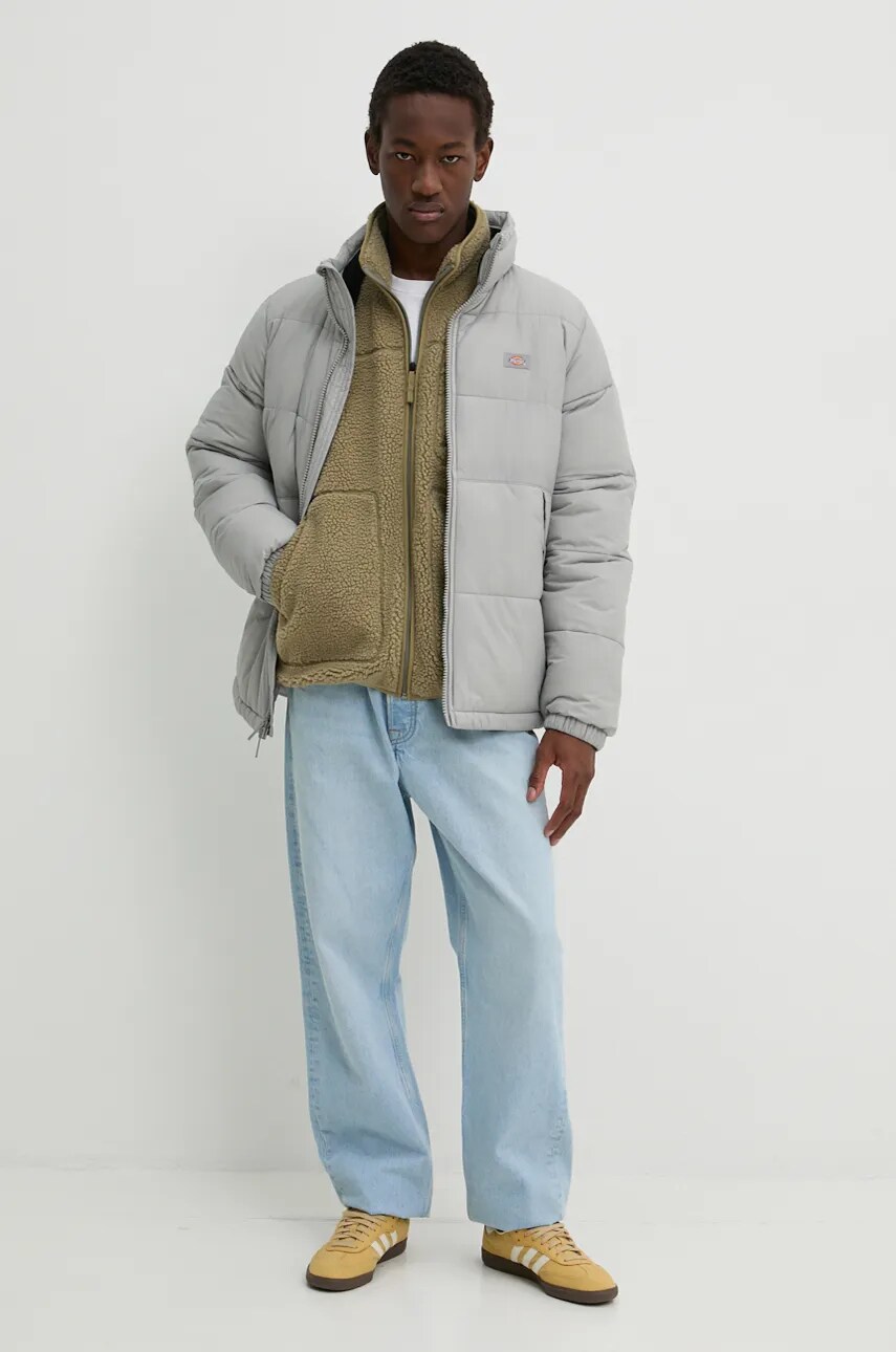 Куртка Dickies чоловіча колір сірий зимова