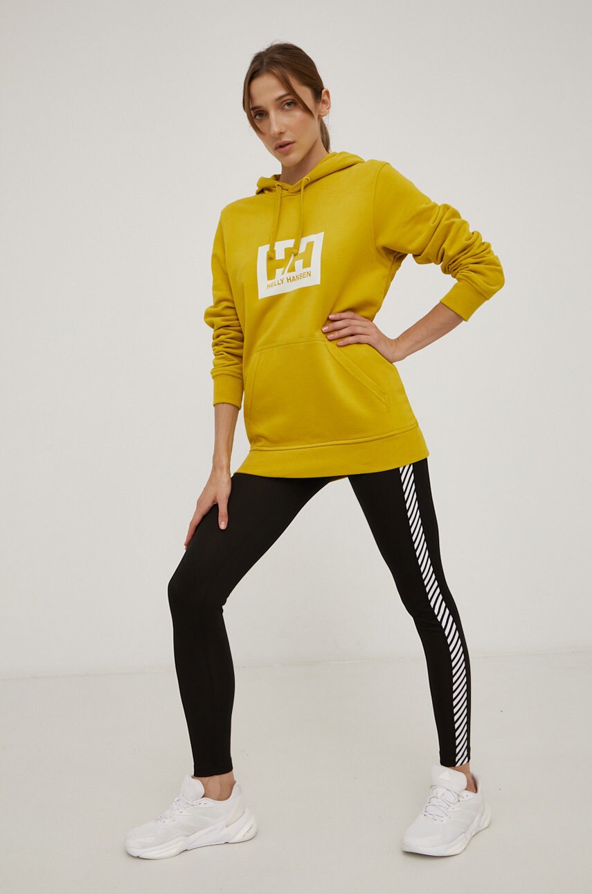 Легінси Helly Hansen жіночі колір чорний