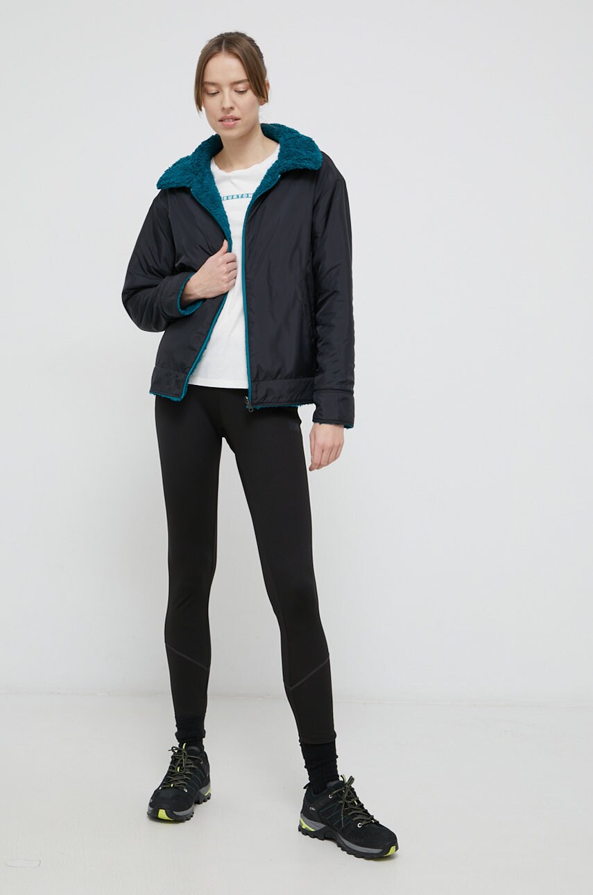 Легінси Helly Hansen жіночі колір чорний гладкі