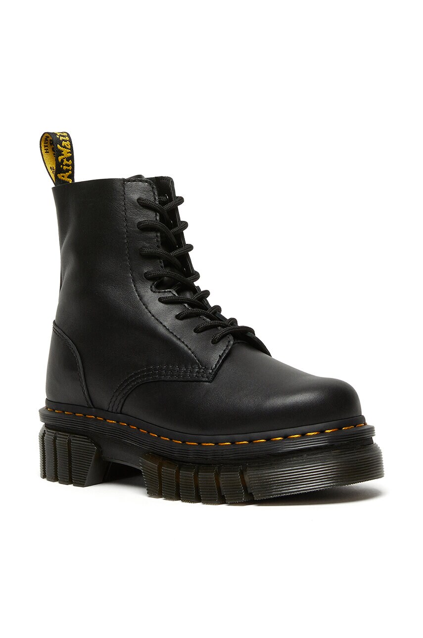 Черевики Dr. Martens жіночі колір чорний на плоскому ходу DM27149001Audrick.8i.Bl-Black.Napp