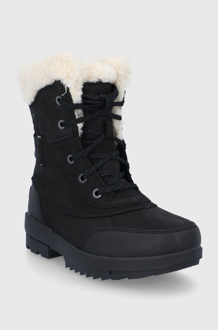 Шкіряні чоботи Sorel Torino Parc II Boot WP колір чорний