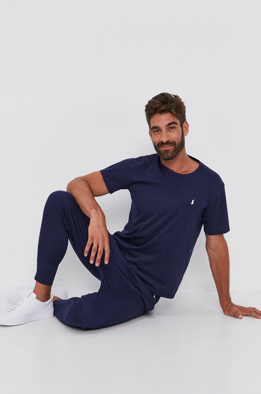 Штани Polo Ralph Lauren чоловічі колір синій гладке
