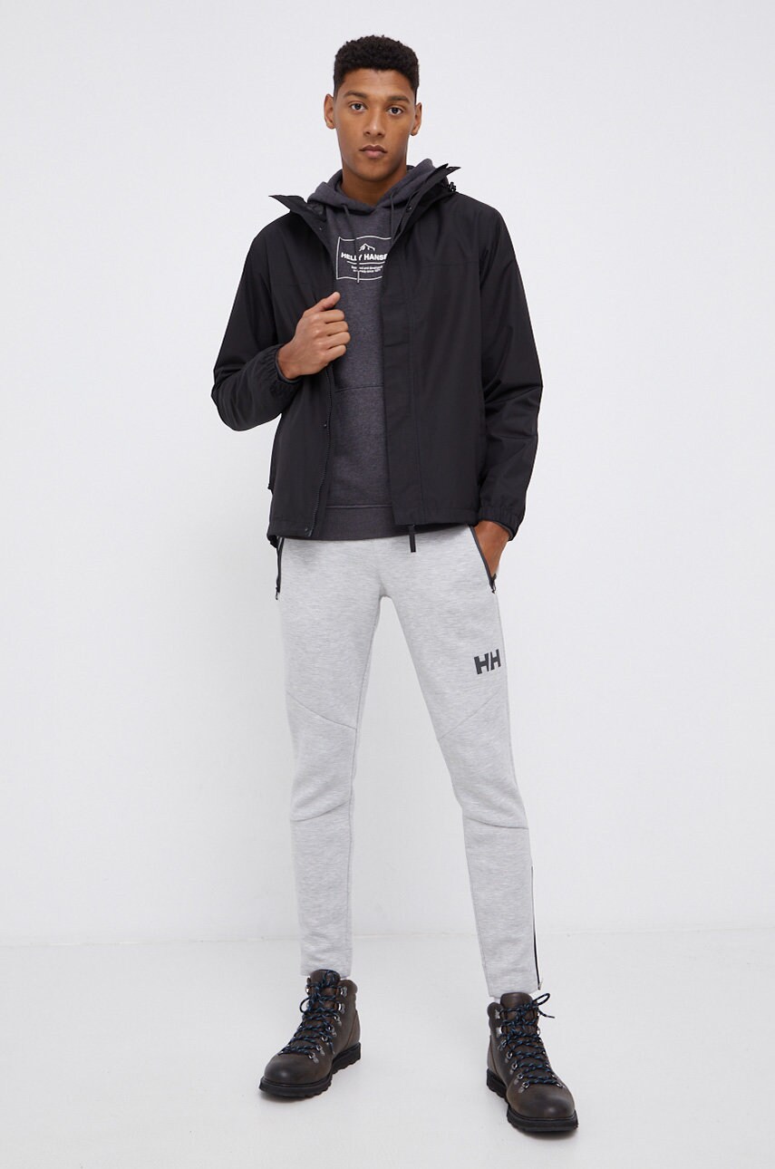 Штани Helly Hansen чоловічі колір сірий гладке