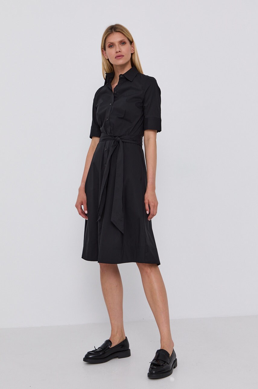 Сукня Lauren Ralph Lauren колір чорний mini розкльошена