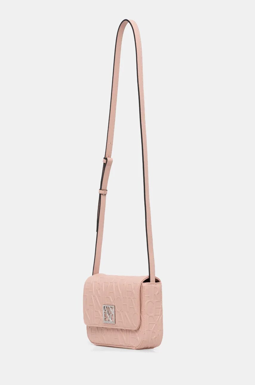 Сумочка Armani Exchange колір рожевий