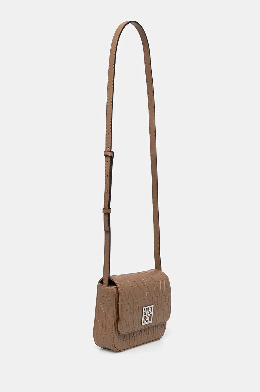 Сумочка Armani Exchange колір коричневий