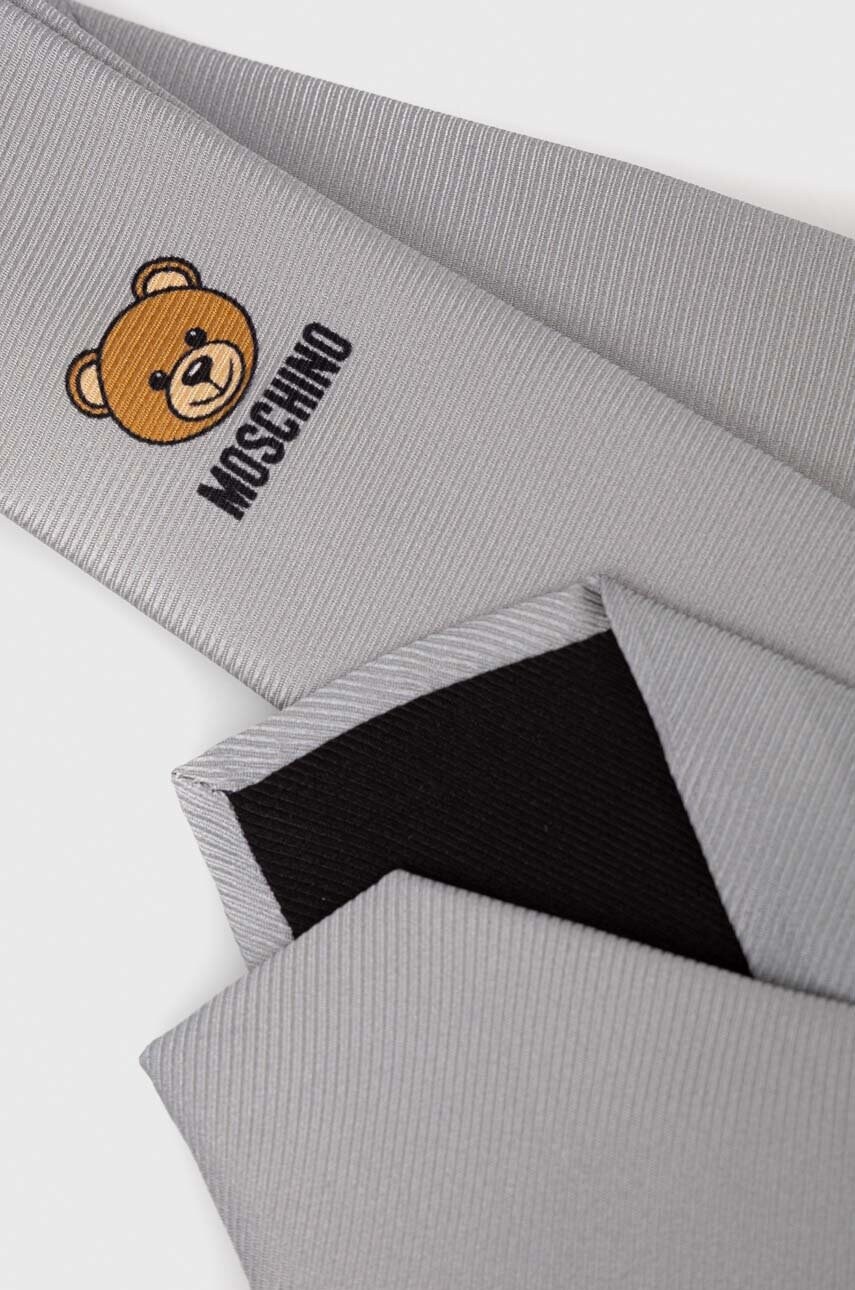 Шовковий галстук Moschino колір чорний