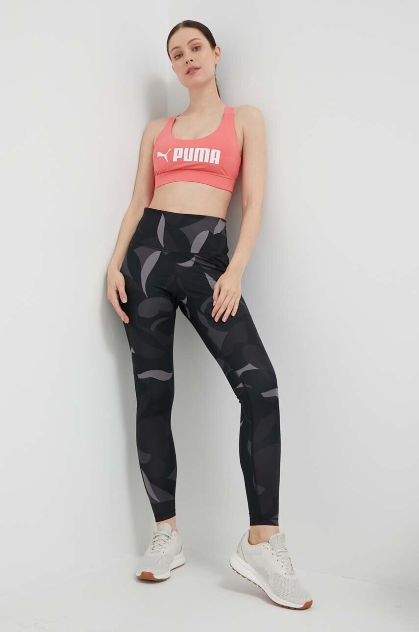 Спортивний бюстгальтер Puma Fit колір чорний