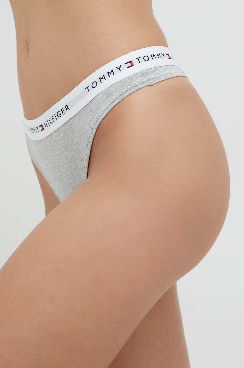 Стринги Tommy Hilfiger колір сірий
