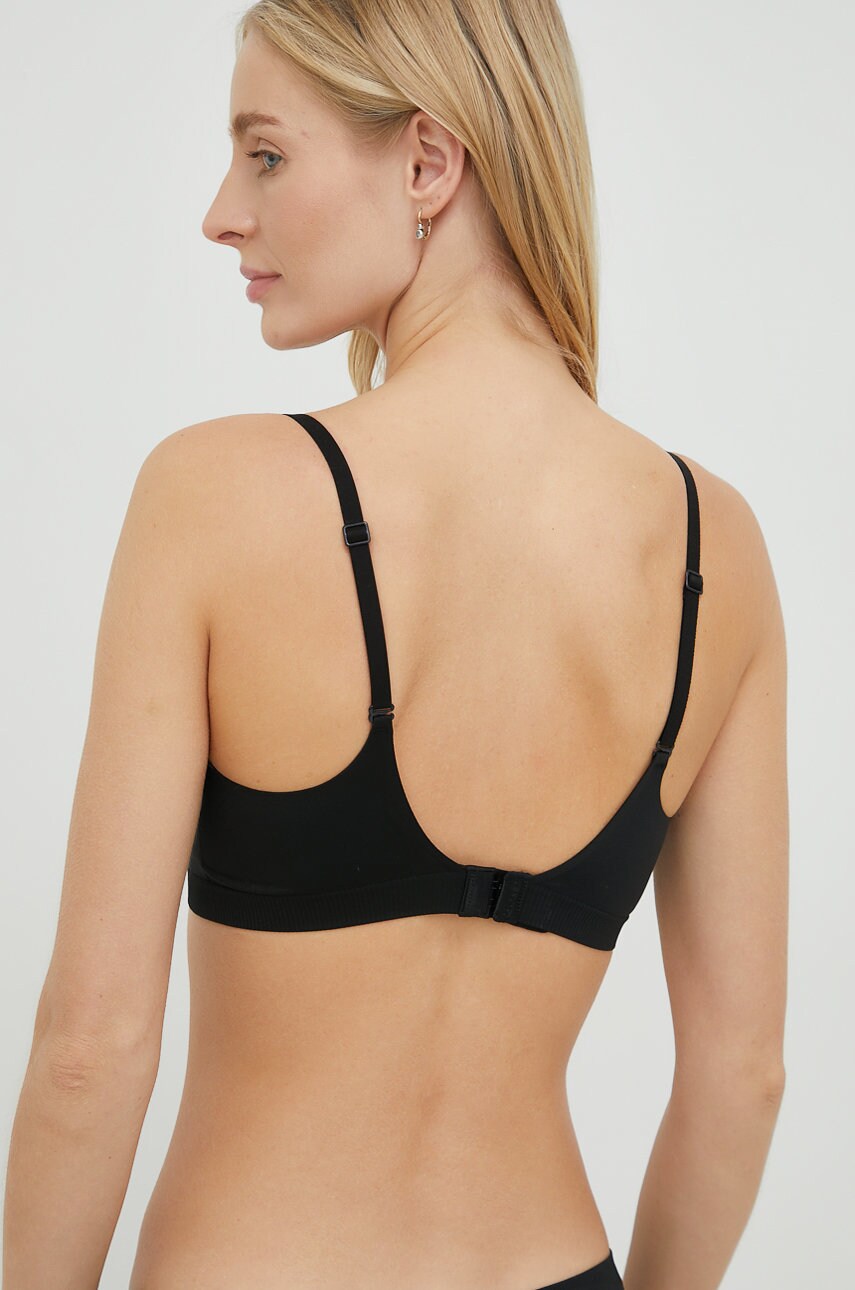 Бюстгальтер Calvin Klein Underwear колір чорний однотонний