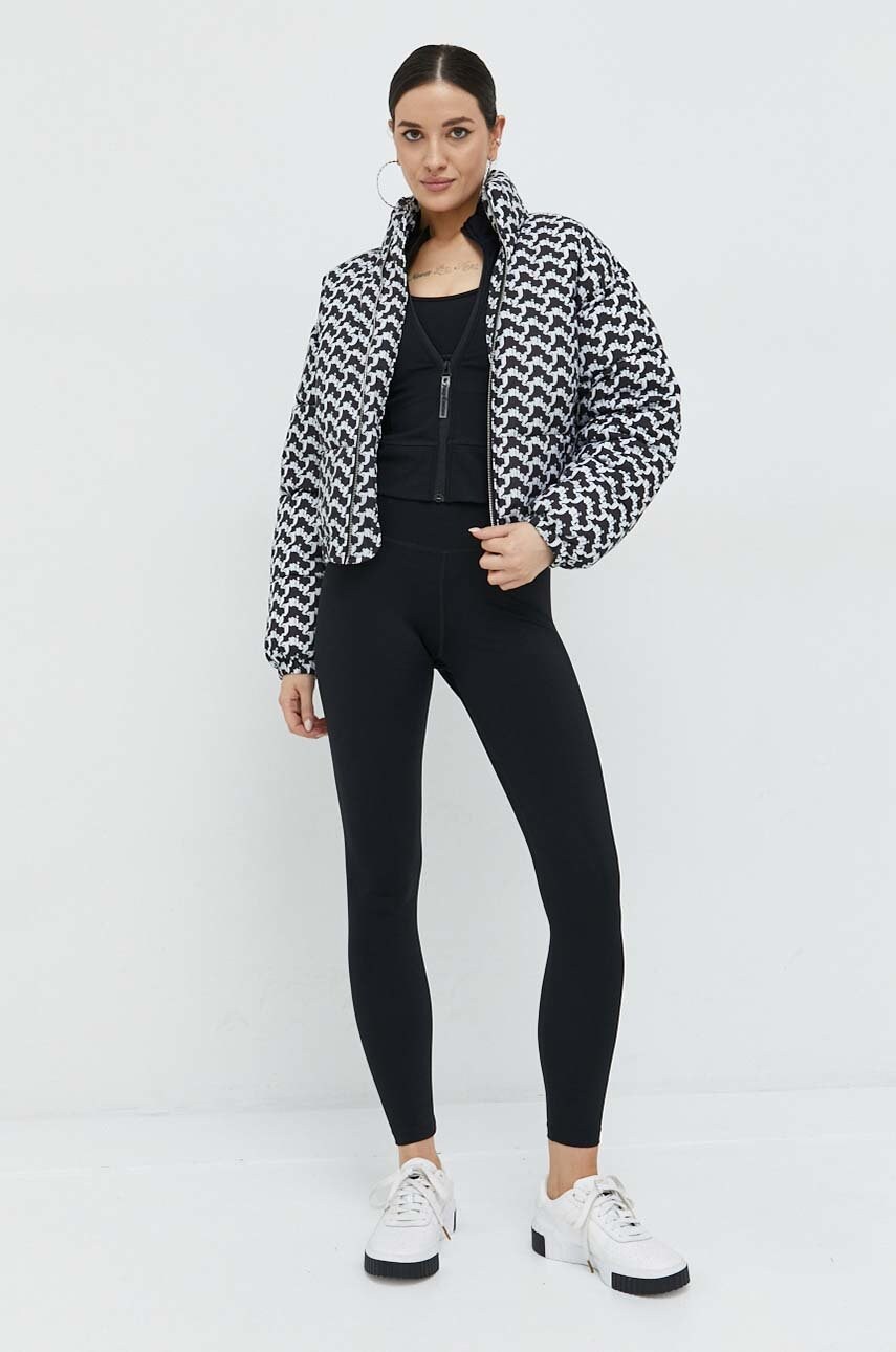 Спортивний бюстгальтер Juicy Couture Lazlo колір чорний однотонний