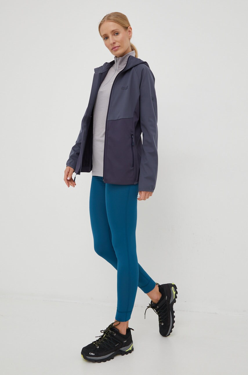 Jack Wolfskin Функціональний лонгслів Alpspitze Wool