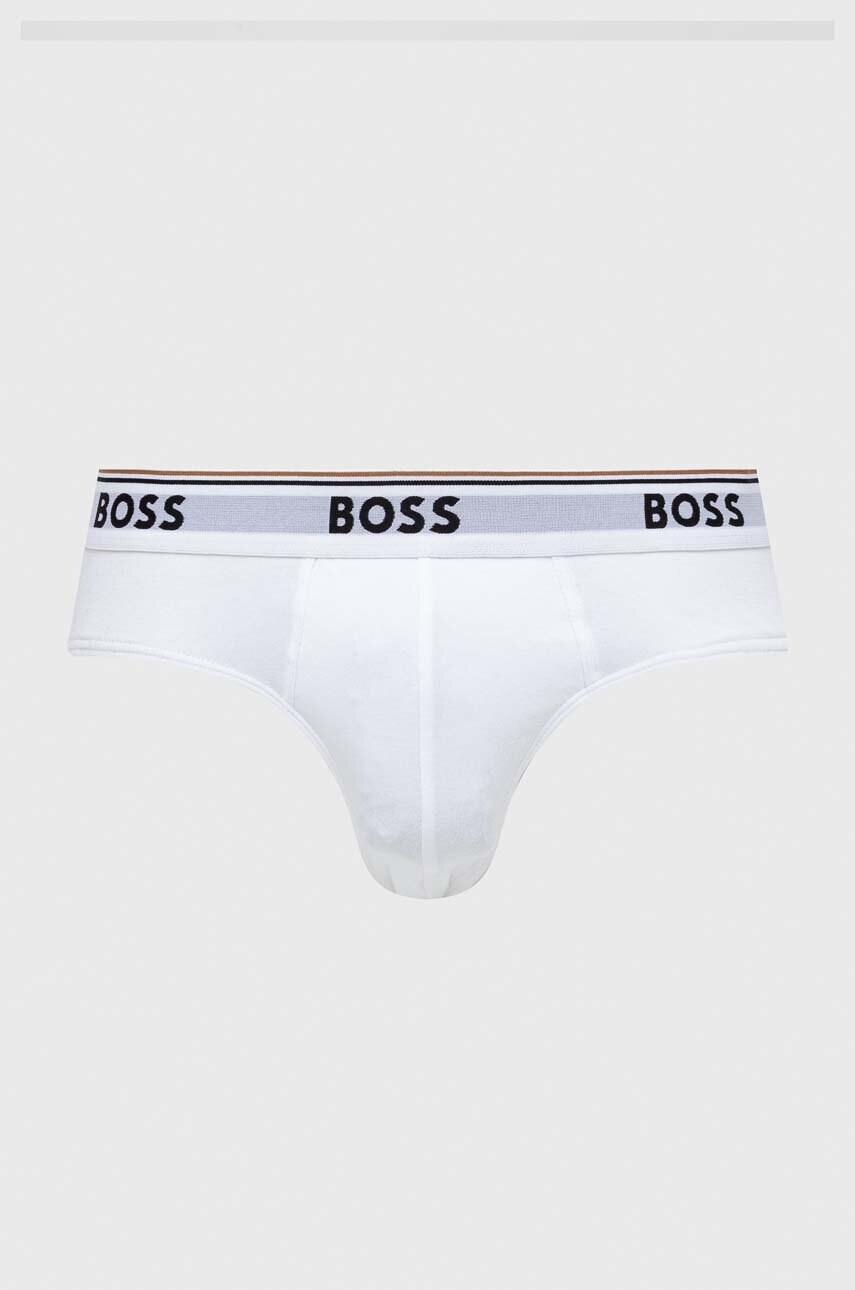 Сліпи BOSS 3-pack чоловічі колір білий