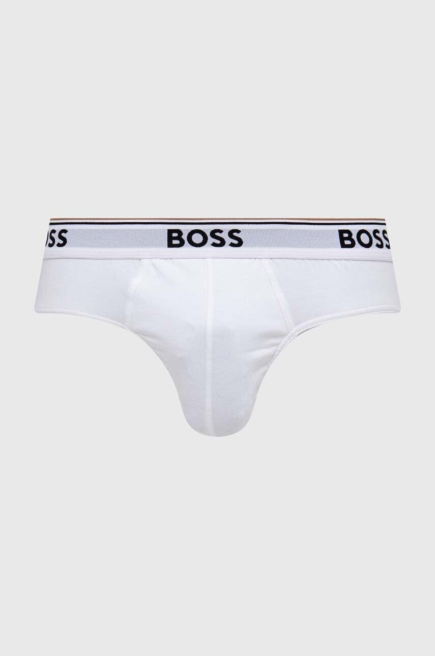 Сліпи BOSS 3-pack чоловічі колір білий