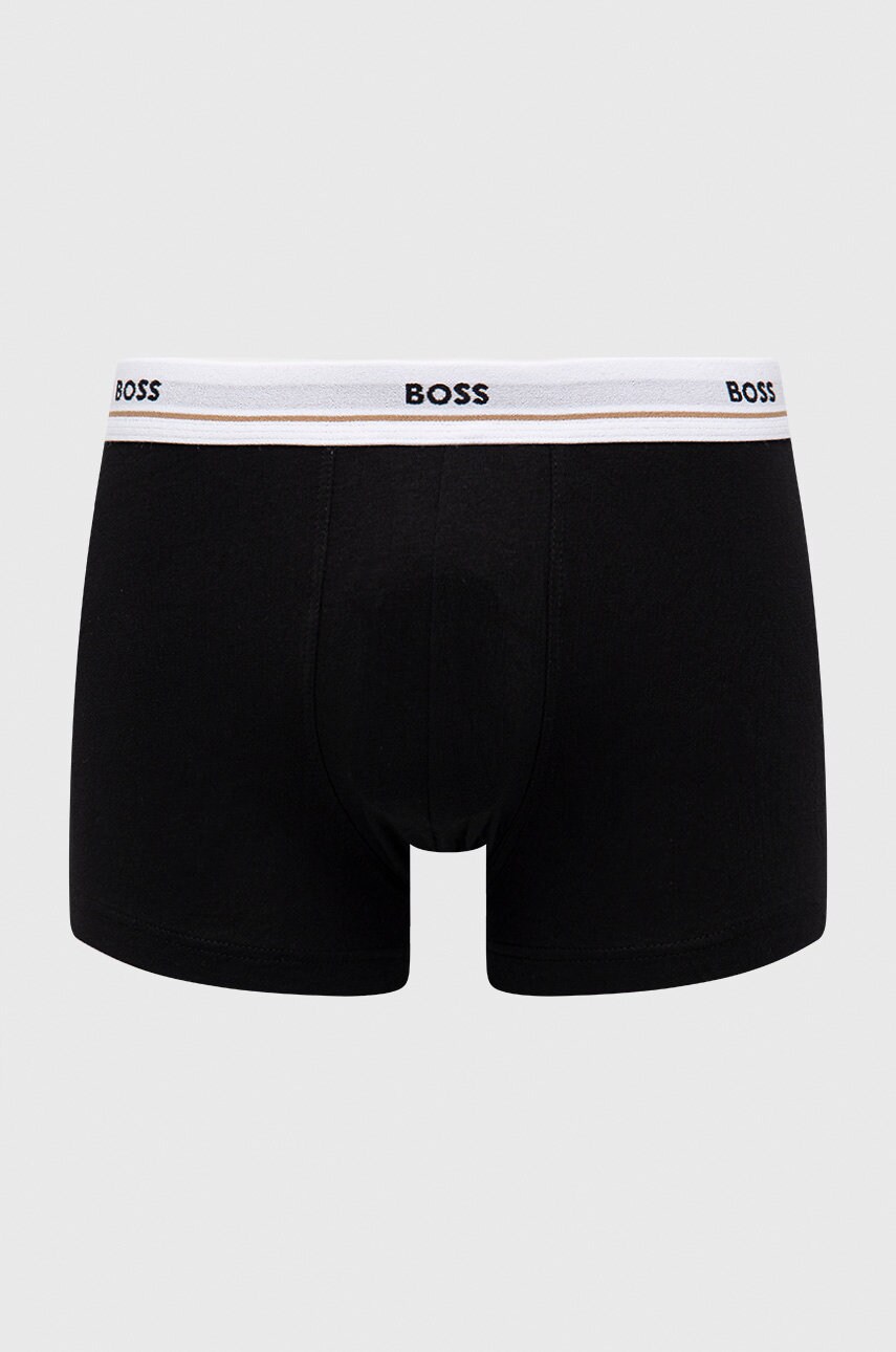 Боксери BOSS 5 - Pack чоловічі колір чорний