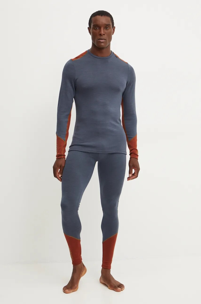 Функціональна вовняний лонгслів Helly Hansen LIFA MERINO колір синій 49364