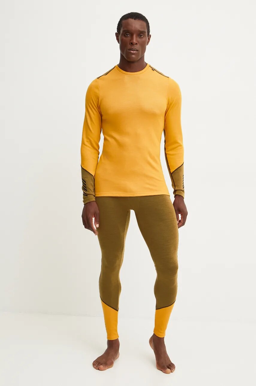 Функціональні легінси Helly Hansen LIFA MERINO колір жовтий 49366