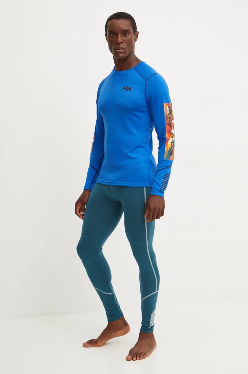 Функціональні легінси Helly Hansen LIFA MERINO колір бірюзовий 49366