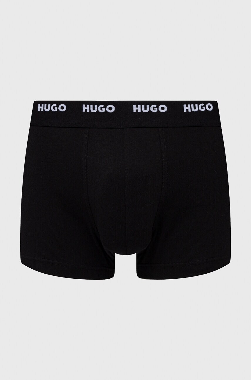 Боксери HUGO 5-pack чоловічі колір сірий 50479944