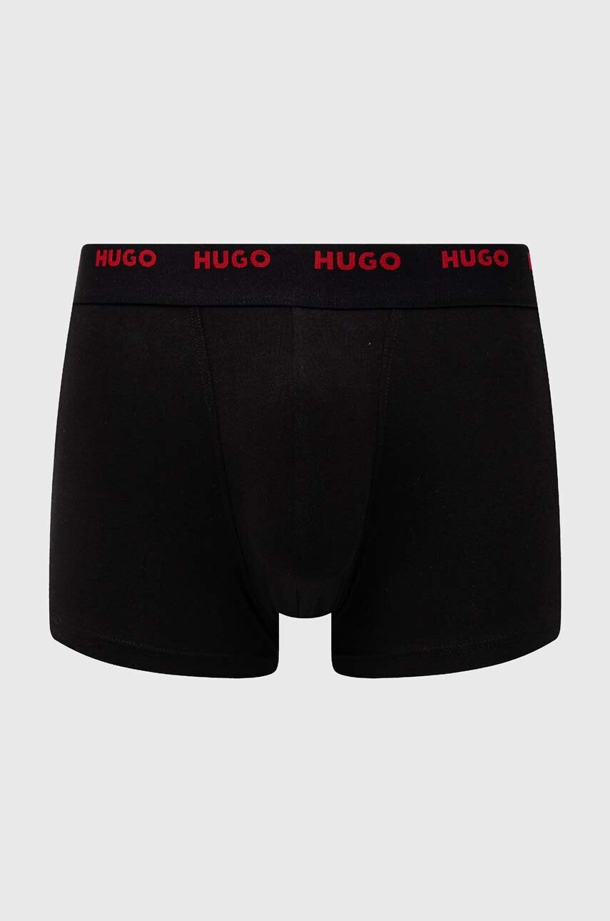 Боксери HUGO 5-pack чоловічі колір чорний 50479944