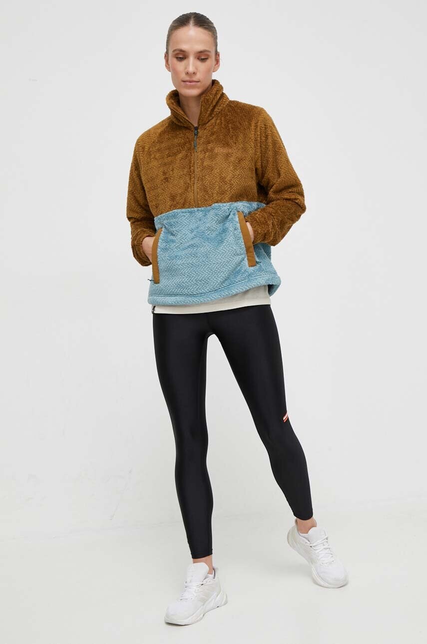 Спортивна кофта Marmot Homestead Fleece колір коричневий візерунок