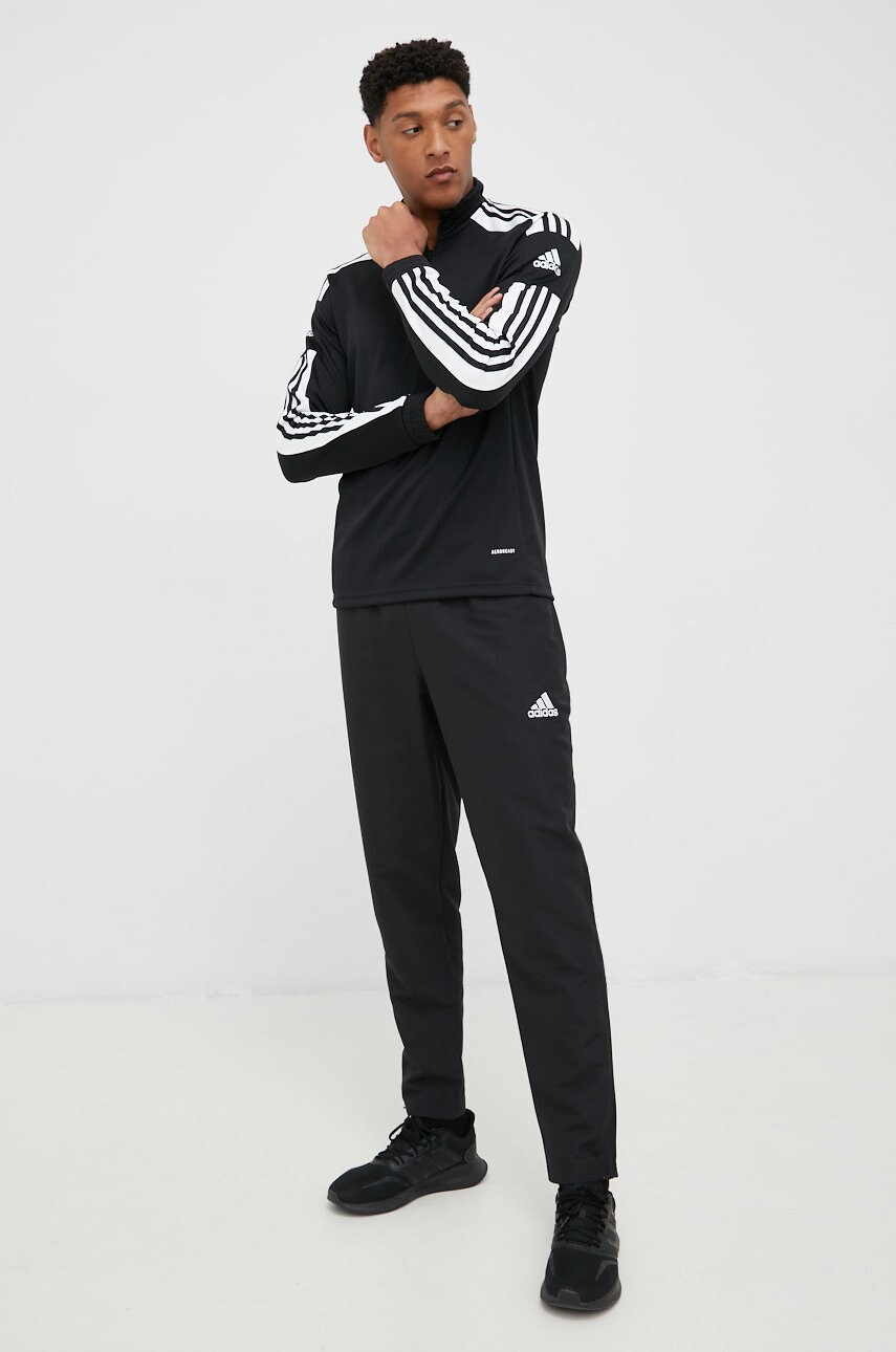 Тренувальна кофта adidas Performance Squadra 21 чоловіча колір чорний з аплікацією