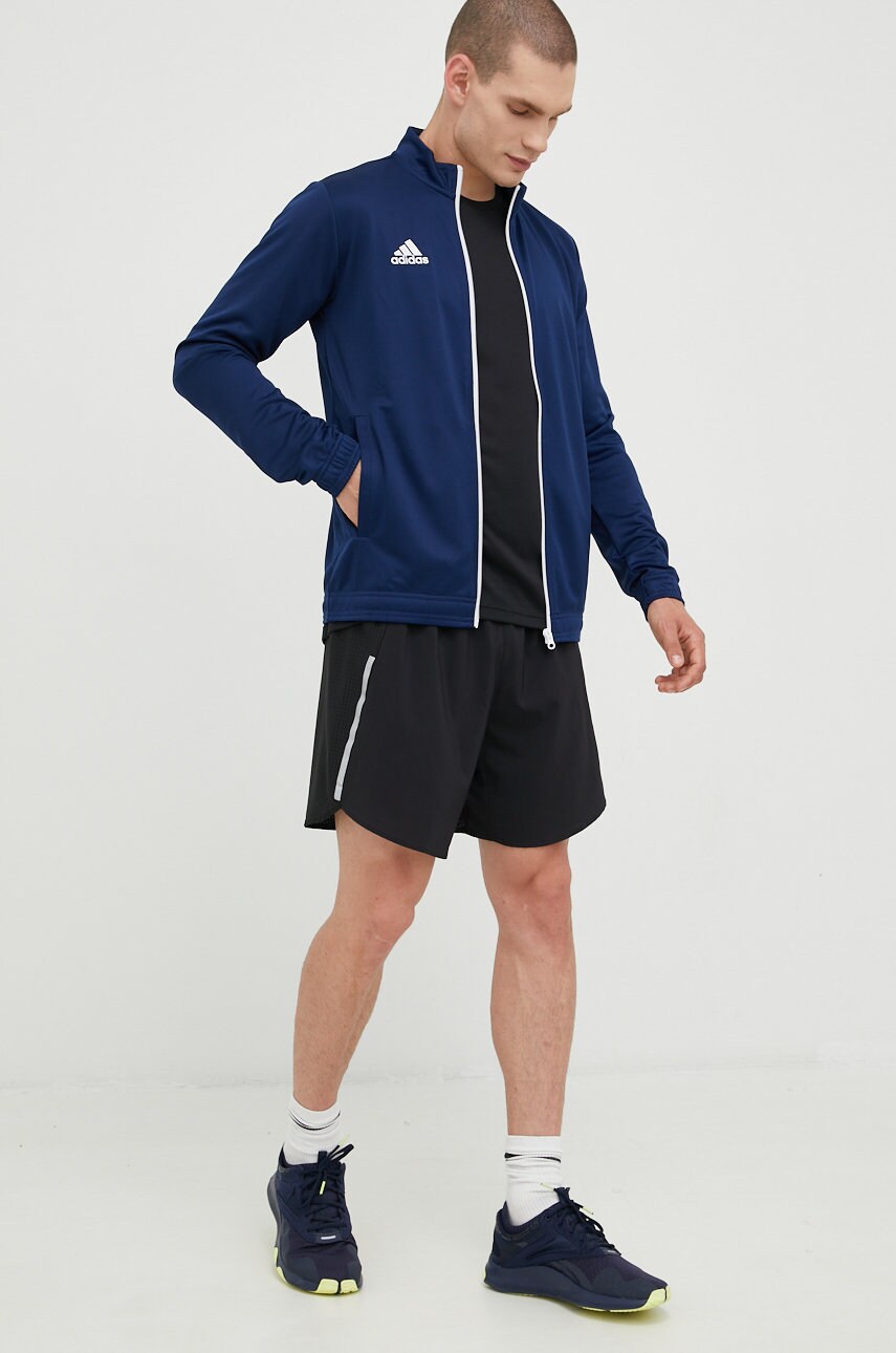 Тренувальна кофта adidas Performance Entrada 22 чоловіча колір синій з аплікацією