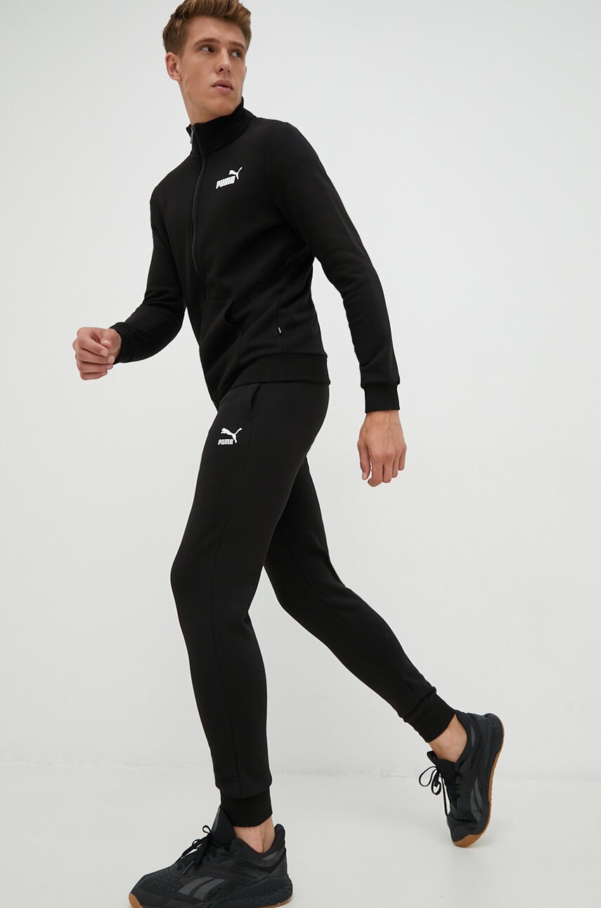 Кофта Puma чоловіча колір чорний меланж