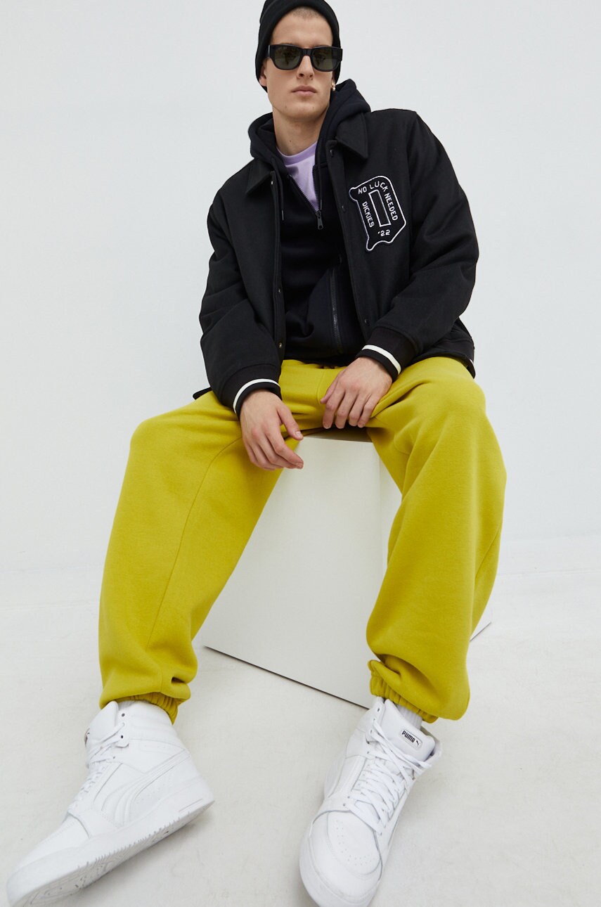 Кофта Dickies чоловіча колір чорний однотонна
