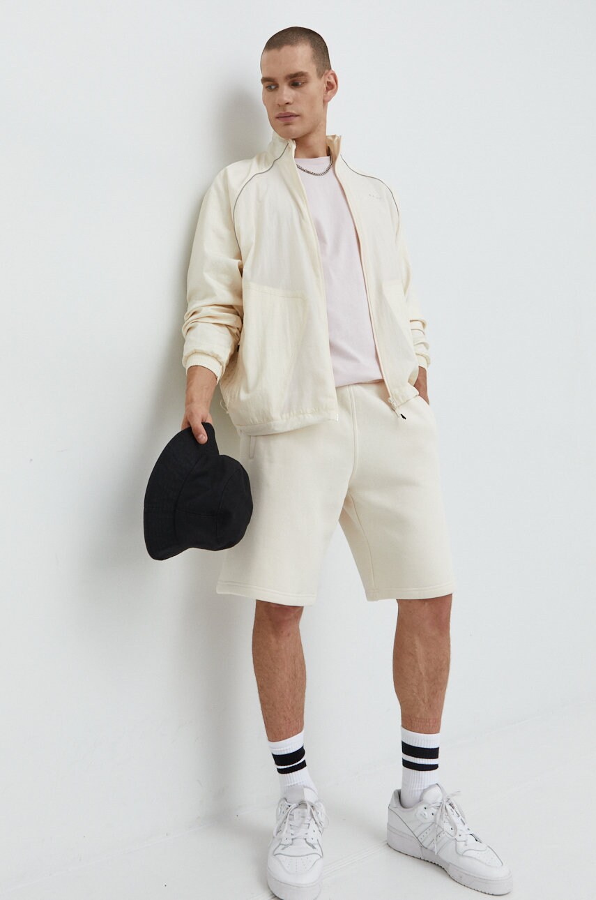 Куртка adidas Originals чоловіча колір бежевий перехідна oversize