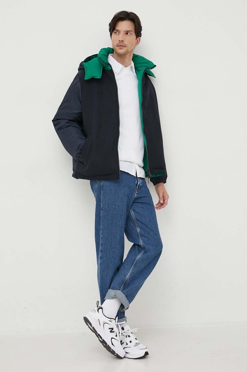 Кофта Lacoste чоловіча колір білий однотонна SH9608-132