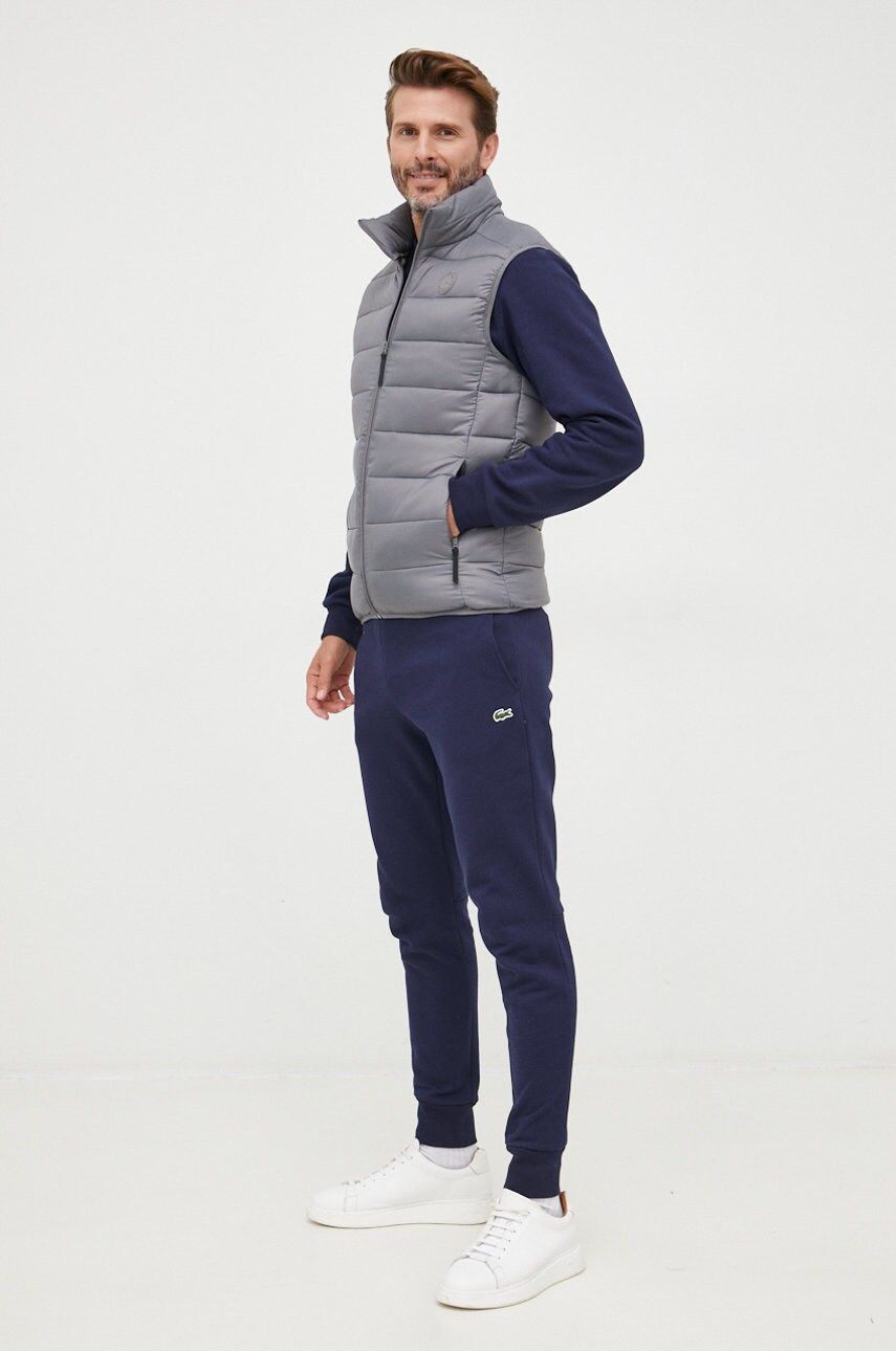 Кофта Lacoste чоловіча колір синій однотонна SH9608-132