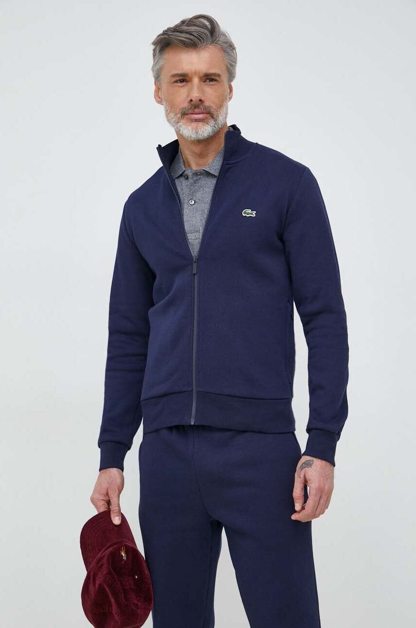Кофта Lacoste чоловіча колір синій однотонна SH9622-031