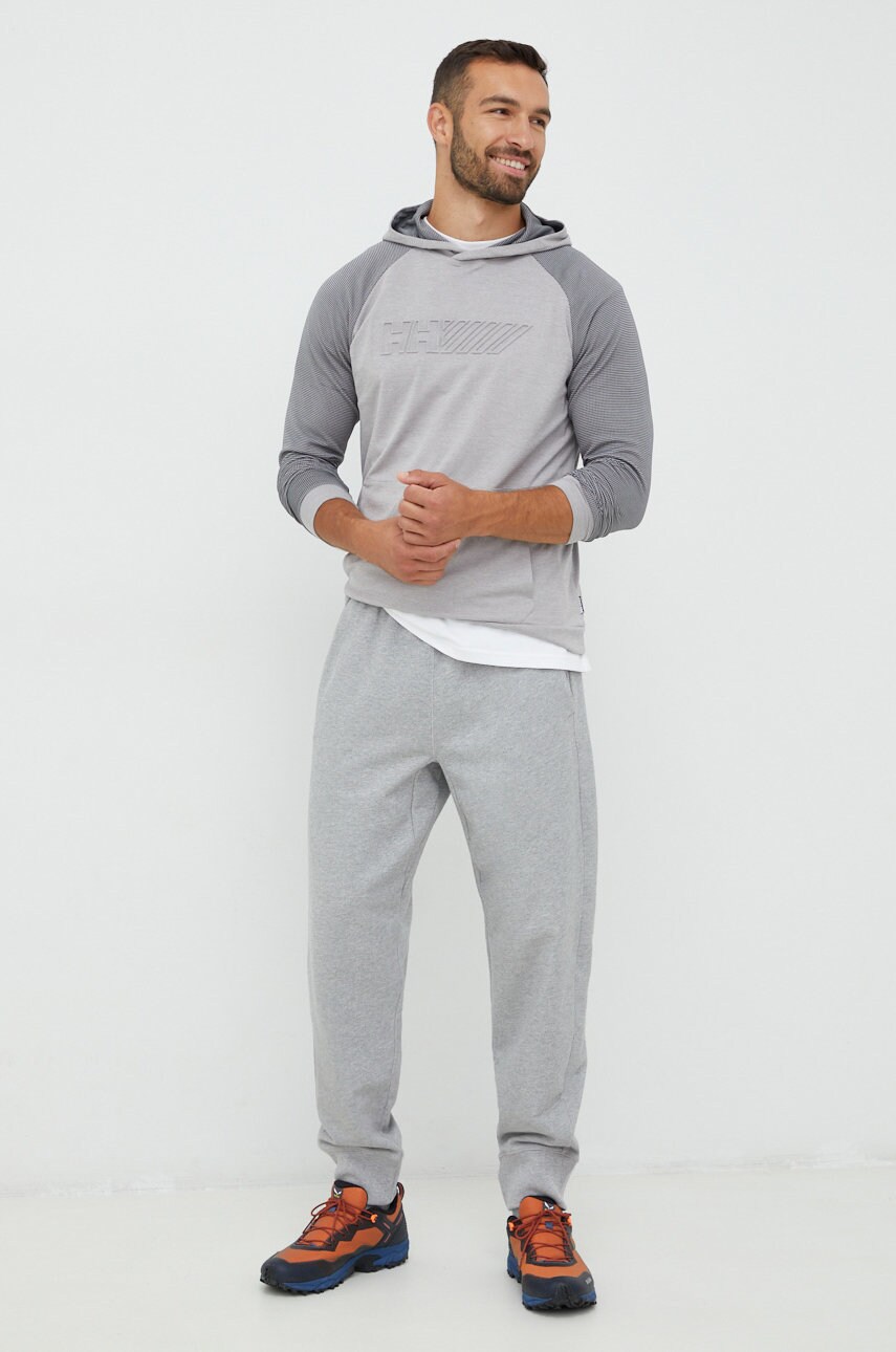 Кофта Helly Hansen чоловіча колір сірий візерунок